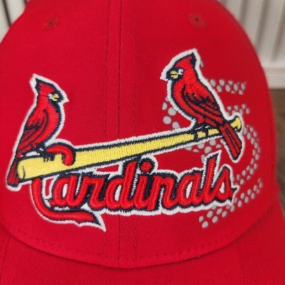 Nike Dri-Fit St. Louis Cardinals Hat Cap Fitted Stretch Red Mens MLB Legacy91 - Picture 3 of 12